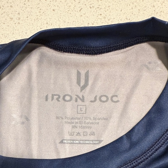 Men's Blue Iron Joc Athletic Shirt - Picture 2 of 4